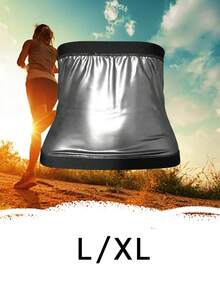 1pc PU Layered Sports Waist Trimmer Belt, Sweat-Inducing Waist Trainer, Slimming Fitness Waist Cincher For Running, Sports, Yoga Gym Accessories Lumbar Girdles - Multicolor - View 7