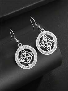 2 Stück neue Mode Irisch Keltischer Hexenknoten Ohrringe für Frauen, Hypoallergen, Lässig Charm Schmuck - Hexenknoten Ohrringe - Übersicht 3