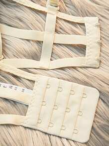 Women Sexy Lace Backless Wireless Push Up Bra For Small Bust [For Flat Chest]