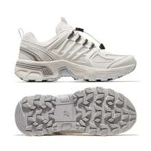 CAMEL CROWN 女式越野徒步鞋，夏季透气运动鞋，防滑越野徒步鞋 - 白/灰 - 查看 4