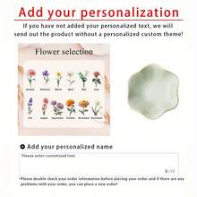 1 buc tavă decorativă personalizată pentru inele, bol mic pentru chei, tavă pentru bijuterii, tavă pentru depozitarea colierului și cerceilor, bol pentru inele de nuntă, tavă pentru inele de logodnă, cadou de Ziua Îndrăgostiților, cadou pentru ea, cadou de ziua de naștere, cadou pentru mama - Multicolor - Vizualizare 10