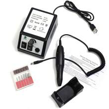 Elektrischer Nagelbohrer Professionelle Maniküre Maschine Nagelfeile Set Nagelbohraufsätze Tragbarer Nagelpolierer Salon Ausrüstung