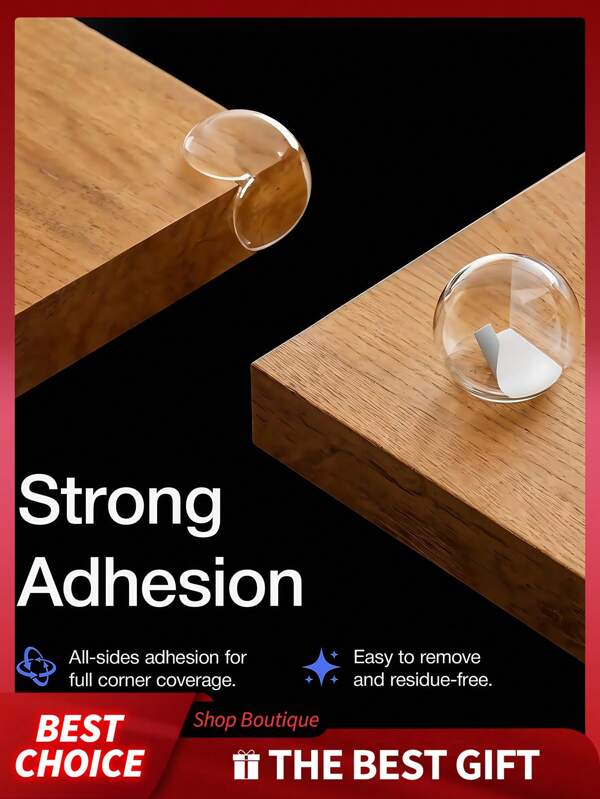 24pcs Table Corner Anti-Collision Corner,Desk Corner Protective Cover,Anti-Collision Corner Protection,Safety Clear Corner Protectors - Corner Protector High Strength Adhesive For Tables, Furniture, Glass, Cabinets And More