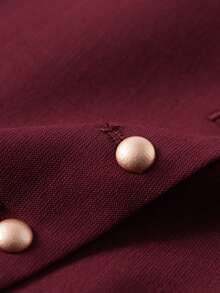 Mode schlanker kurzer Anzugweste für Frauen, figurbetonter ärmelloser Jacken-Cardigan für Büro/Pendeln, Frühling/Herbst