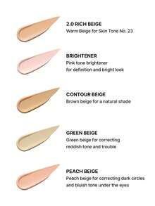 the SAEM Cover Perfection Tip Concealer 1.75 Medium Beige，液体多用途遮瑕膏，全覆盖妆容，适用于痤疮、瑕疵、黑眼圈、色素沉着和瑕疵，K-Beauty，韩国化妆品 - 6.5g/0.23oz。 - 1.75 Middle Beige - 查看 7