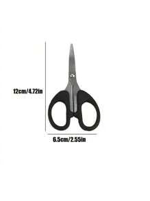 2pcs Random Style Scissors, Office Supplies, Household Kitchen Sewing Paper Cutting Craft Scissors, Stainless Steel DIY Scissors, Student Handicraft Small Shears