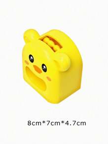 1pc Slouchy Sunflower Seeds Sheller Manual Peeling Tool, Slouchy Cow Shaped Manual Sunflower Seed Sheller, Cute Creative Cartoon Plastic Shelling Tool For Nuts, Portable Household/Outdoor Camping Hiking Slouchy Sunflower Seeds Sheller Manual Peeling Tool, Cartoon Watermelon Seed Mini Plastic Toy, Small & Portable, Cute Slouchy Manual Toy, Kitchen Supplies, Batteries Not Included