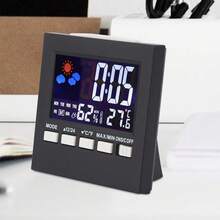 1pc Student Alarm Clock, Mini Digital Electronic Desk Clock, Smart LED Display, Cute And Colorful Color-Changing Alarm Clock, Cube Alarm Clock, Creative Home Alarm Clock, Light-Up Small Alarm Clock,Home Decor ,Room Decor Digital Clock Bedroom Decor Dormitory Decor Back To School School Decor School Surprise School Supplies - Multicolor - View 13