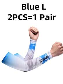 2/4PCS Cooling Arm Sleeves Cover Sports Running UV Sun Protection Outdoor Volleyball Fishing Cycling Sleeves For Hide Tattoo Ice Silk Sleeve Sunscreen Cuff Arm Sleeves Anti-Slip Men Women Long Gloves Outdoor Cool Sport Cycling Visor Summer Sun Protection Equipment, High Elastic Arm Sleeves, Suitable For Outdoor Activities Such As Cycling, Golf, Running And Driving