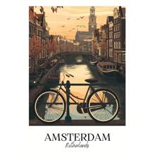 1 Stück/3 Stück Wandkunst Poster Vintage Nordisch Retro Urlaubs Reise Stadt Paris London Tokio Landschaft Poster Wandkunst Leinwand Malerei Heim Dekoration Reise Geschenke ohne Rahmen/mit Rahmen Leinwandkunst