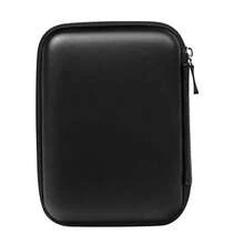 Bolsa de almacenamiento para disco duro USB externo, funda para cable USB, cubierta para caja de disco duro de PC y laptop - Plateado - Ver 8
