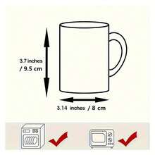 Taza de "Mamá Osa" como regalo para mamá | Taza del Día de la Madre Feliz de parte de los niños | Taza de café especial para nueva mamá como regalo | "Te amo" en blanco - Multicolor - Ver 2