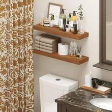Floating Shelf, 24X6 Wall Rack, Decorative Wall Mounted Shelf, Hanging Shelf Set - - 1 - View 3