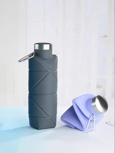 Garrafa de água de silicone dobrável de 700 ml - portátil, durável e dobrável para esportes ao ar livre - presente perfeito para Páscoa, Dia das Mulheres, Dia dos Namorados, Dia das Mães, Dia da Independência