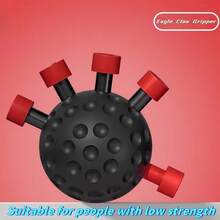 1pc Eagle Claw Hand Grip Exerciser, Five Finger Strength Trainer, Grip Power Ball Finger Exerciser For Climbing, Thumb Strength Trainer Gym Accessories - Multicolor - View 4