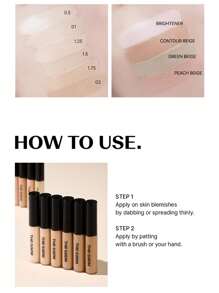 the SAEM Cover Perfection Tip Concealer 1.5 Natural Beige, flüssiger Mehrzweck-Concealer, Full-Coverage Make-up für Akne, dunkle Flecken, dunkle Augenringe, Hyperpigmentierung und Unreinheiten, K-Beauty, koreanisches Make-up - 6,5g/0,23oz.