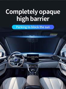 1 pièce Pare-soleil de pare-brise de voiture, pare-soleil intérieur pour protéger contre l'éblouissement et la chaleur, accessoire essentiel pour le stationnement, cadeau idéal