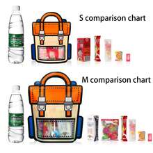 10 件背包形礼品袋，适合生日派对、糖果/饼干包装、学校活动 - 橘色 - 查看 7