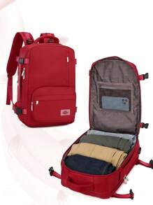 Myco Mochila de alta capacidad expandible, equipaje de mano aprobado por aerolíneas, mochila de viaje con compartimento para portátil de 15,6 pulgadas, resistente al agua