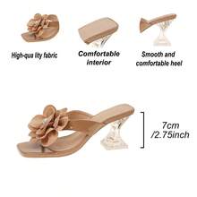Giày cao gót nữ thời trang mới, đa năng cho đám cưới, tiệc tùng, giày cao gót nữ, xuân/hè - Màu be - Xem 6