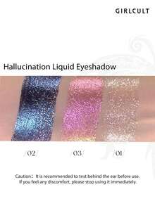 GIRLCULT 幻彩液体眼影 02 恶魔 | 紫水晶钻石迷雾 | 宇宙熔岩漩涡 | 午夜荆棘镀金 | 虹膜贴合膜 | 磁性微闪粉 | 热敏微粒 | 派对必备 | 纯素节日礼盒 | 4毫升/0.14液盎司，万圣节 - 02 Demons - 查看 7