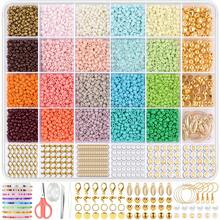 7442/7857pcs 3mm Multicolor Assorted Set, Glass Seed Beads Small Craft Beads For Jewelry Making DIY Bracelet Necklace Ring And Other Decors Handmade Craft Supplies - 3 mM GLASS BEADS SET - View 11