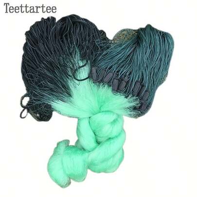 Teettartee 新型坚固三层渔网，具有防缠绕设计，池塘加固配重，重型防缠绕渔网