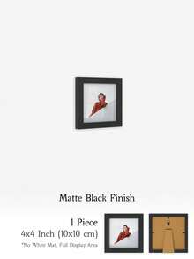 XXBANZHUAN 多种尺寸方形相框：30x30厘米/25x25厘米/20x20厘米/15x15厘米/13x13厘米/10x10厘米 | 6种现代饰面（哑光黑/浅木色/棕色/金色/白橡木色/米色） | 防碎高清亚克力玻璃，配有锯齿挂钩，方便墙面安装 | 适用于家居、办公室墙面和桌面展示 | 婚礼、生日、乔迁之喜的独特礼物