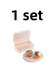 5 Pairs Of Upgraded New Silicone Noise-Canceling Swimming Earplugs, Waterproof And Soundproof Swimming Earplugs, And Sleep Noise-Canceling Earplugs, Better Protect The Health Of Your Ears. They Are Convenient And Easy To Use, Simple To Carry, And A Must-Have In Summer And For Swimming.