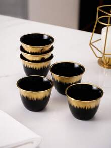 1 件/6 件/8 件/12 件陶瓷杯，适用于厨房、餐厅、客厅、礼品，适用于茶、咖啡、牛奶、果汁、婚礼、派对、生日 - 彩色 - 查看 2