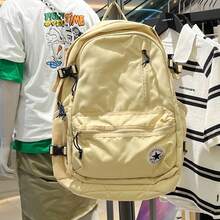 匡威男女通用背包，2026新款运动休闲户外旅行通勤基本款简约日用背包，学生书包 10021138-A11 - 黃色 - 查看 4