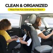 1PC Car Seat Back Protectors, Car Seat Back Anti-Kicking Bag With 3 Pocket, Back Seat Protectors Cover, Waterproof Kick Mats Backseat Protector, Car Back Seat Storage Bag, Multifunctional Car Seat Back Organizer Bag For Vehicles To Protect From Dirt, Mud & Scratches, Car Storage, Car Interior, Car