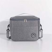 1 pezzo Nuova borsa termica con design senza mani e a prova di perdite, riutilizzabile, adatta per lavoro, campeggio, viaggi, con opzioni multiple per il trasporto, senza contatto con gli alimenti, per il ritorno a scuola, borsa da trasporto da esterno