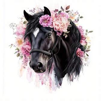 1/2/3 Pcs Horse Head Stylish Personalized Heat Transfer Patches, Easy To Use & Durable, Suitable For Customizing T-Shirts, Jeans, Sweaters, Sweet Washable Decorations