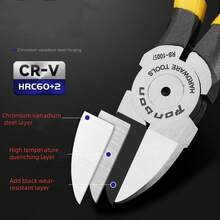 5 Inch 6 Inch Professional Cutting Pliers Wire Stripping Tool Side Cutter Cable Burrs Nipper Electricians DIY Repair Hand Tools, Tools For Men