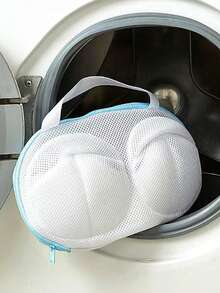 1pc Tulip Pattern Bra Laundry Bag, Thick Anti-Deformation Lingerie Wash Bag For Washing Machine, Delicate Underwear Protection Mesh Organizer, Travel Portable Garment Care Storage Net, Home Laundry Essential Accessory For Intimate Apparel - Multicolor - View 15