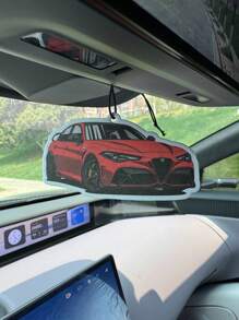 Racing Rearview Mirror Decor - Car Air Freshener - Long-Lasting Fragrance, Keeps Car Interior Fresh And Pleasant, Ideal Gift, Car Vent, Ocean Scent Air Freshener, Car Diffuser, Natural Essential Oils, Cartoon Design, Suitable For Rearview Mirror, Car Hanging Ornament