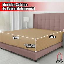 Sábana de Cajón Ajustable | Tela Fresca, Suave y Ligera | Tacto Algodón | Transpirable | Tallas Individual, Matrimonial, Queen Size y  King Size | Varios Colores | El regalo perfecto para Mamá - Rojo - Ver 4