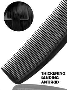 4 Piece Professional Comb Set Black - Fine Pro Tail Combs, Dresser Hair Comb Styling Comb - Premium Grade For Men And Women - Parting Teasing And Styling - Multicolor - View 5