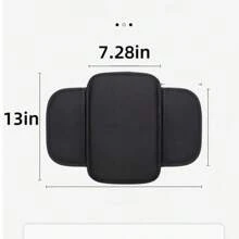 1 pièce de coussin d'accoudoir de boîte Napa tout saison pour l'intérieur de la voiture, fine protection de la boîte d'accoudoir centrale avec sacs de rangement des deux côtés, convient à la plupart des modèles de voiture