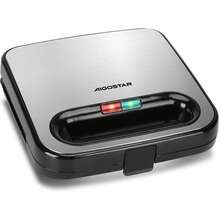 1 Pc 4 Slice Sandwich Maker, Toaster Oven, 750W, Double-Sided Constant Temperature, Non-Stick Ceramic Coating, Overheating Protection, Anti-Scald Handle, Cable Storage, Non-Slip Base, Suitable For Making Sandwiches Or Toast - EU F Type Plug(220-240V) - View 2
