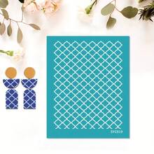 Clay Silk Screen Printing Stencils, Small Flower/Branch/Leaf Pattern, Polymer Screen For Handmade Crafts, Earring Making, Scrapbooking & Stamping - Multicolor - View 14