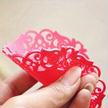 6pcs Coaster, Creative Hollow Flower Silicone Coasters, Non-Slip Heat-Resistant Tea Cup Mats, Insulated Coffee Mug Gift Set, Dining And Living Room Table Decor Accessories