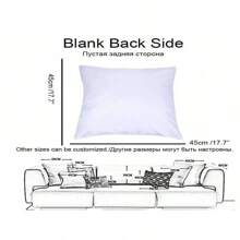 1 Pc One Piece Pillowcase - Anime Print Pillowcase - Luffy Sofa Pillowcase | Anime Print Room Decor