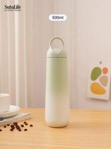 1 PIEZA, Taza aislada SUS316 de alto valor estético para niñas, botella de agua portátil, botella de gran capacidad linda