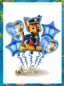 Paw Patrol 9 Paw Patrol Themen Party Dekorationen Fünf-Stück Ballon Sets, mit einer großen Auswahl an Stilen zur Auswahl. Geburtstagsparty Geschenke, Geburtstagsparty Veranstaltungsort Dekoration und Fotorequisiten, Feiertags Party Aggregations Dekorationsartikel, Familien Zusammenkunft Party Hintergrund Dekorationsballons, Halloween, Weihnachten, Erntedankfest, Kindertag, Schulanfang, Muttertag