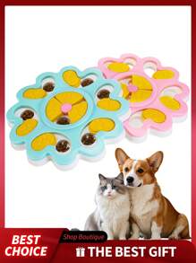 1pc Pet Feeder, Pet Puzzle Feeder Toy, Dog Puzzle Toy, Interactive Feeding Toy,Cat And Dog Hide And Seek Feeder, Cat And Dog Food Tray, Pet Training Toy, Pet Interactive Food Bowl, Pet Seek Food Bowl, Pet Food Bowl, Pet Feeding Game Plate,Pet Food Partition Game Plate, Pet Anti-Choke Bowl, Pet Supplies, Dog Puzzle Toy Boredom Reliever, Puppy IQ Training Game Feeder, Cat And Dog Foraging Toy, Pet Entertainment Toy, For Pet Use Only