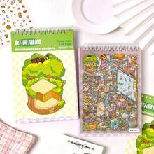 40pcs 3D Simulation Life Style Sticker Book, Multifunctional Mini Fun Sticker Book For Students,School Supplies,Back To School - Multicolor - View 9