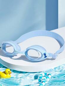 2副/套 儿童卡通泳镜，小镜框，防水防雾高清专业泳镜，男女通用，泳帽套装，潜水装备