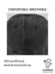 1PC Unisex Daisy Baseball Cap,Curved-Brim Baseball Cap (Dad Hat), With A Vintage Washed Finish And Adjustable Cap Circumference. It Serves As A Sun Hat, Providing Shade. It's Suitable For Outdoor Sports In All Seasons, Can Be Used As A Beach Sun Hat, And Is Great For Daily Wear And Matching. It Also Makes For A Great Gift For Vacations And Trips.